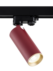 Czerwony reflektor punktowy na szynę 3-fazową Argon 8338 Torello GU10