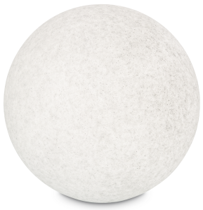 Zewnętrzna lampa stojąca biała kula do ogrodu Ideal Lux 195506 Doris E27 78cm