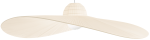 Włoska lampa wisząca kapelusz w kolorze kości słoniowej Ideal Lux 219875 Madame E27 110cm x 145cm
