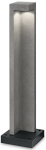 Zewnętrzna lampa stojąca słupek ogrodowy Ideal Lux 246987 Titano LED 9W 3000K IP55 74cm czarny