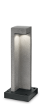Czarna zewnętrzna lampa stojąca słupek ogrodowy Ideal Lux 246994 Titano LED 9W 430LM 3000K IP55 49cm