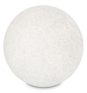 Zewnętrzna lampa stojąca biała kula z efektem granitu do ogrodu Ideal Lux 195483 Doris E27 IP44 48cm