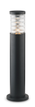 Czarna aluminiowa zewnętrzna lampa stojąca słupek ogrodowy Ideal Lux 4730 Tronco E27 IP44 60cm