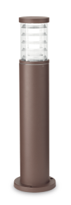 Kawowa aluminiowa zewnętrzna lampa stojąca słupek ogrodowy Ideal Lux 163758 Tronco E27 IP44 60cm