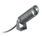 Ciemnoszary regulowany reflektor ogrodowy zewnętrzny anodowany Ideal Lux 248394 Starlight LED 5,5W 600LM 3000K IP68 30stopni