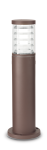 Kawowa aluminiowa zewnętrzna lampa stojąca słupek ogrodowy Ideal Lux 248271 Tronco E27 IP44 40cm