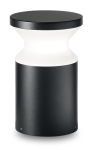 Czarna aluminiowa niska zewnętrzna lampa stojąca słupek ogrodowy Ideal Lux 186979 Torre E27 IP44 22cm
