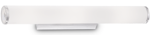 Lampa ścienna kinkiet nad lustro biały walec z chromem Ideal Lux 027104 Camerino 4xE14 65cm