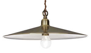 Mosiężna polerowana klasyczna kuchenna lampa wisząca Ideal Lux 112701 Cantina E27 35cm x 105cm