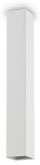 Biała prostokątna lampa sufitowa punktowa spot Ideal Lux 233833 Sky GU10 6cm x 40cm