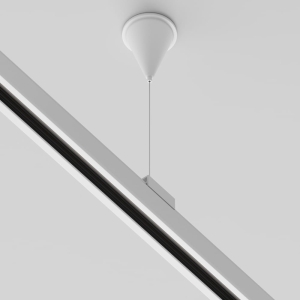Białe zawiesie 200cm do szyn natynkowych 3-fazowych Maytoni TRA005WS-31W