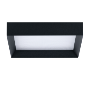 Lampa sufitowa kwadratowy czarny plafon Oxyled 894521 Viana SQ S LED 40W 2800+1200LM 4000K CRI90 435x90mm