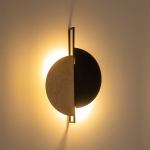 Nowoczesny kinkiet z ciemnej sklejki Nowodvorski 10577 Sunset B 2xGX53