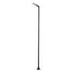 Czarna zewnętrzna lampa stojąca latarnia słup oświetleniowy Nowodvorski 10283 Pathway LED Pro 60W 3000K IP65 400cm