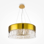 Nowoczesny złoty kryształowy żyrandol lampa wisząca Maytoni MOD313PL-06G Wonderland 6xE14 50cm x 170cm