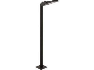Czarna zewnętrzna lampa stojąca słupek ogrodowy Nowodvorski 9420 Pathway LED S 24W 2200LM 3000K IP65 118cm
