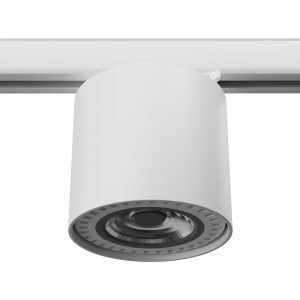 Biały reflektor tuba walec na szynę 3-fazową Thoro MYL.00040 Tube GU10 12x12cm