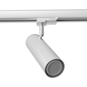 Biały reflektor na szynę 3-fazową Thoro MYL.00053 Derizione z żarówką GU10 7W 510LM 3000K