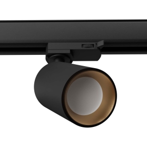 Czarno mosiężny reflektor na szynę 3-fazową Thoro MYL.00071 Tiva GU10