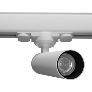 Biało czarny reflektor na szynę 3-fazową Thoro MYL.00076 Vilain LED 8W 560LM 3000K 36stopni