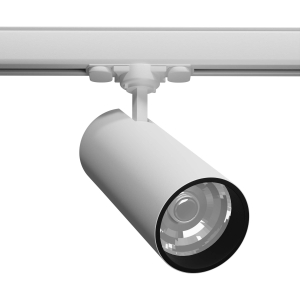 Biały reflektor na szynę 3-fazową Thoro MYL.00090 Celi LED 20W 1080LM 4000K 38stopni