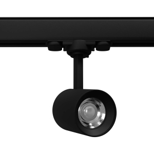 Czarny reflektor na szynę 3-fazową Thoro MYL.00096 Kami LED 8W 650LM 3000K 36stopni