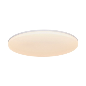 Biała okrągła uszczelniona lampa sufitowa Nordlux 2310106001 Vic LED 18W 3000K IP21 22cm