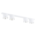 Biała listwa z czterema reflektorami Emibig 1311/4 Nano 4xES111 90cm