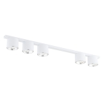 Biała listwa z pięcioma reflektorami Emibig 1311/5 Nano 4xES111 116cm