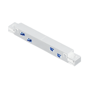 Biały łącznik zasilający prosty do szyn magnetycznych Multiline Oxyled 897829