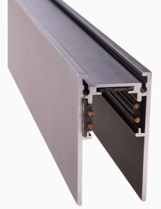 Czarna magnetyczna natynkowa głęboka szyna 2m Max Light MT0002