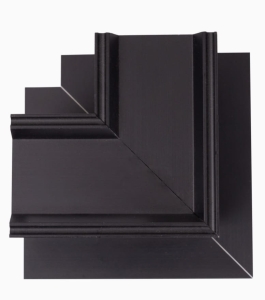 Czarny łącznik mechaniczny kątowy L do szyn magnetycznych podtynkowych Max Light MT0008