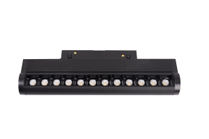 Czarny reflektor na szynę magnetyczną Max Light M0019Z 12W 741LM 2700K-5000K Smart Zigbee Tuya 36stopni