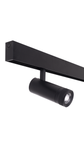 Czarny reflektor na szynę magnetyczną Max Light M0013Z 12W 783LM 2700K-5000K Smart Zigbee Tuya 15-58stopni