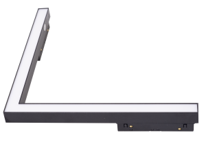 Czarny reflektor na szynę magnetyczną Max Light M0006Z 18W 1110LM 2700K-5000K 30x30cm Smart Zigbee Tuya