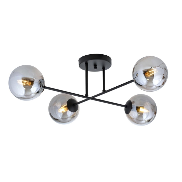 Lampa EMIBIG Roma 1245/4 czarny - 51f560e36bf3e0515b2b493f9b85d920