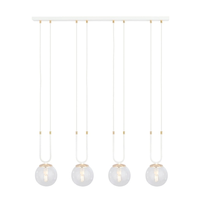 Lampa EMIBIG Glam 1116/4 biały - 07fc69b47bb425ab327a440aaf3f2dc4