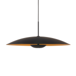 Lampa wisząca czarno - złota Oxyled 890950 Laredo L 18W 3000K