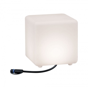 Oprawa ogrodowa do zestawu Plug & Shine Cube 200x200 2.8W 3000K 235lm IP67 24V biały Paulmann PL94180