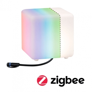 Oprawa ogrodowa do zestawu Plug & Shine Cube SH Zigbee IP67 200x200 3000K 185lm 24V biały Paulmann PL94268