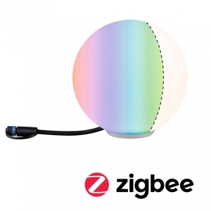 Oprawa ogrodowa do zestawu Plug & Shine Globe 200mm SH Zigbee RGBW IP65 24V biały Paulmann PL94269