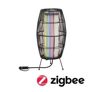 Oprawa ogrodowa do zestawu Plug & Shine Kosz Boho 400mm SH Zigbee 3.2W RGBW IP44 24V czarny / matal Paulmann PL94754