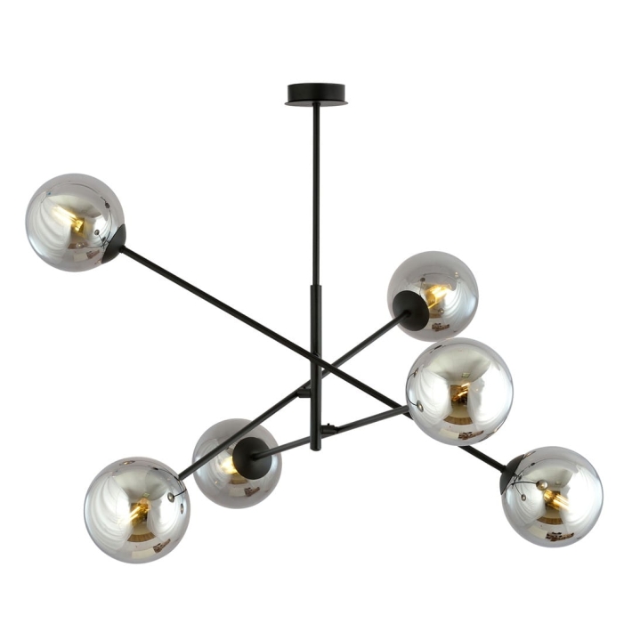 Lampa EMIBIG Linear 1167/6 czarny - 6085330bfa1b8fa9012d9d52620b9bc8
