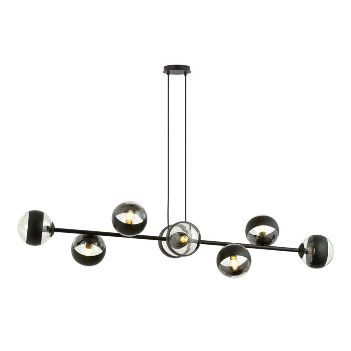 Lampa EMIBIG Rossi 1229/8 czarny - 876ddf318c2c5e84e7e98b32926a6600