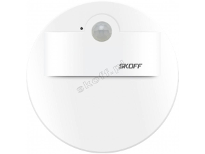 Lampa wpuszczana ścienna schodowa Skoff MN-RUE-C-H-1-ML-ML-01 Rueda Short LED PIR 120 Motion Sensor Light 230V AC 2,4W IP20 3000K biały mat Czujnik PIR 120º