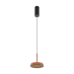 Miedziana pojedyncza lampa wisząca ledowa Maytoni MOD041PL-L15TR3K Ei LED 12W 3000K 15,3cm