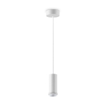 Biała metalowa lampa wisząca z wymiennym kloszem Ideal Lux 288406 Mix up msp1 E27
