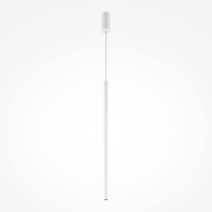 Biała smukła lampa wisząca walec 80cm tuba Maytoni MOD160PL-L6W4K1 Pro Extra LED 6W 4000K 3cm