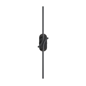 Czarny nowoczesny kinkiet dwie zagięte listwy ledowe Maytoni MOD256WL-L5B3K Renaissance LED 6W 3000K 63cm
