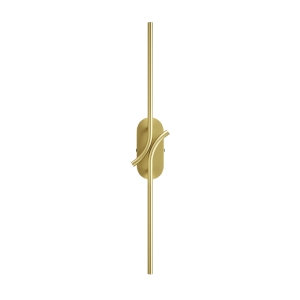 Złoty nowoczesny kinkiet dwie zagięte listwy ledowe Maytoni MOD256WL-L5BS3K1 Renaissance LED 6W 3000K 63cm